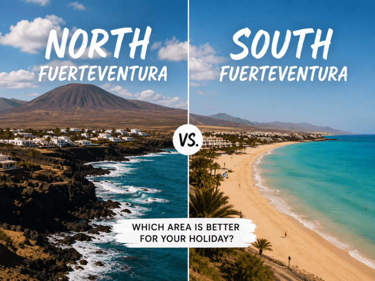 north vs south Fuerteventura