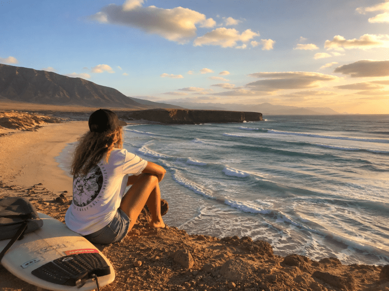 Girl on a beach