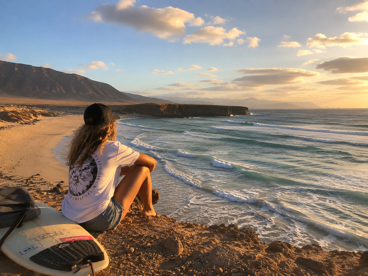 Girl on a beach
